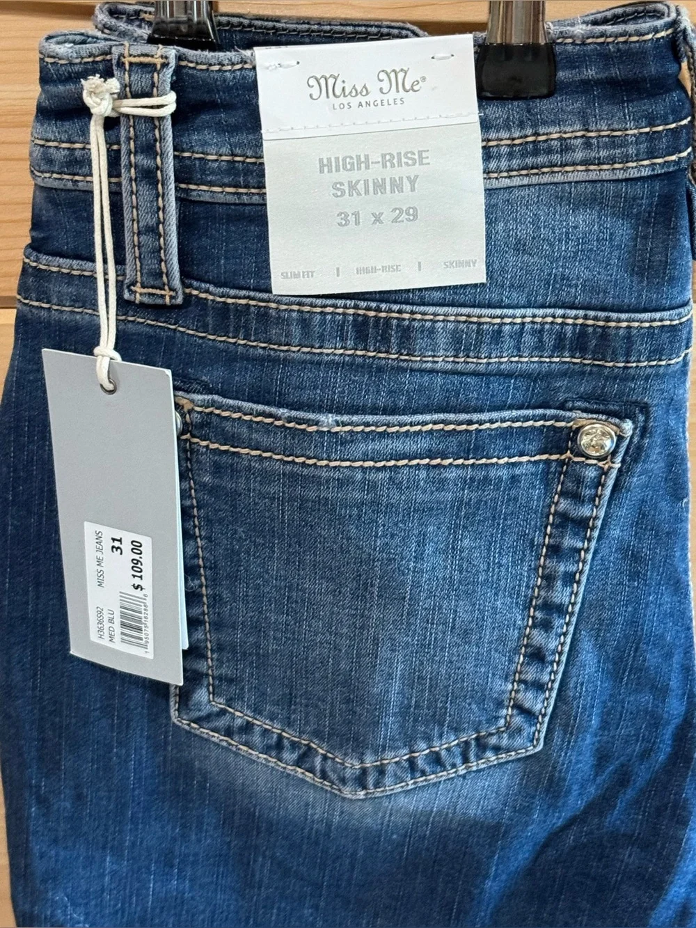 Miss Me Classic Heaven Slim High-Rise Blue Women's Jeans